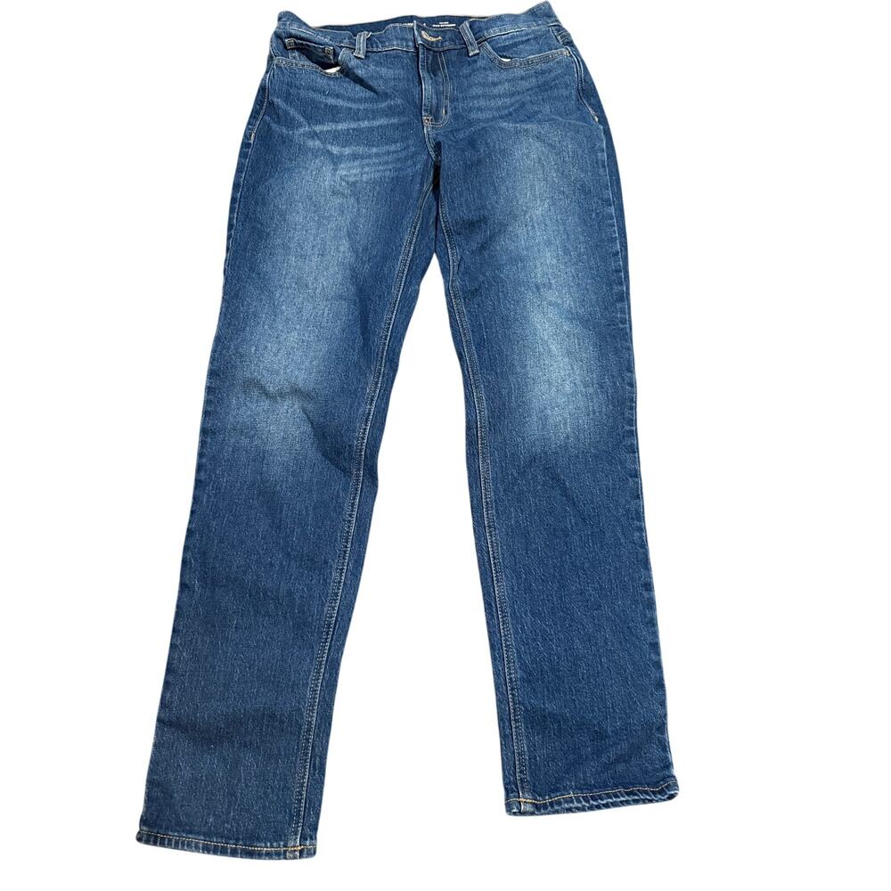 Old Navy Mid-Rise Wow Boyfriend Jeans, Dark Wash, Women's Size 4